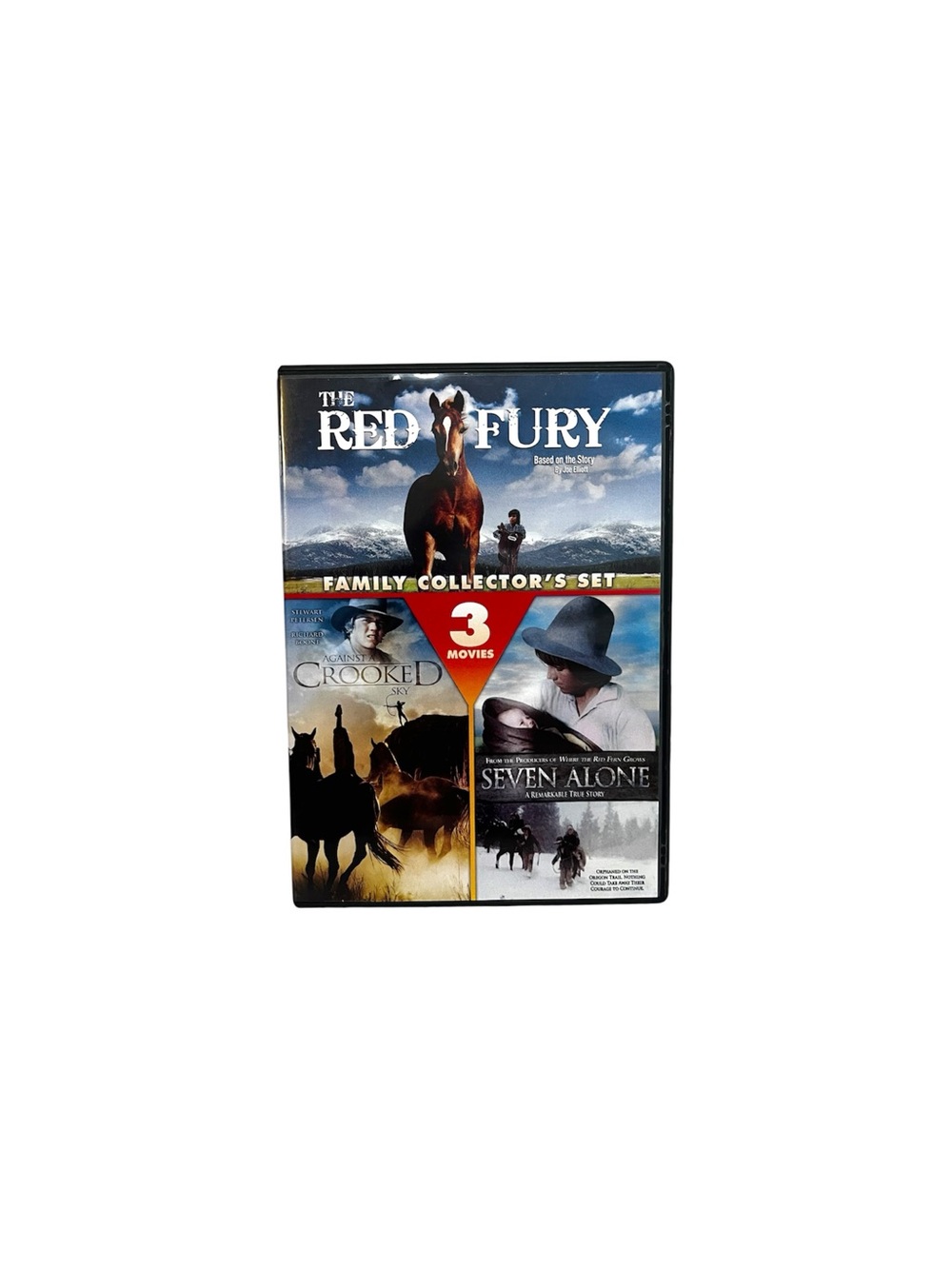 The Red Fury, Against a Crooked Sky & Seven Alone 3 Movie Feature DVD Western